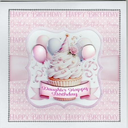 cup1355159_2474 - Daughter Birthday 7 x 7 Card
