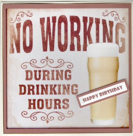 Beer Schedule Quick Card by Susan Cummings