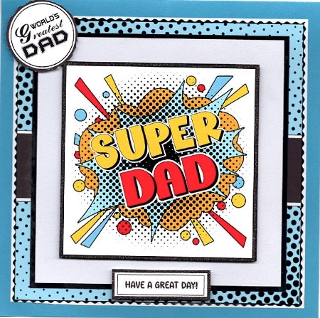 Super Dad Cardfront Kit-1 by Susan Cummings