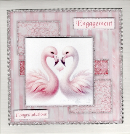 Romantic Flamingos Mini-Kit by Susan Cummings