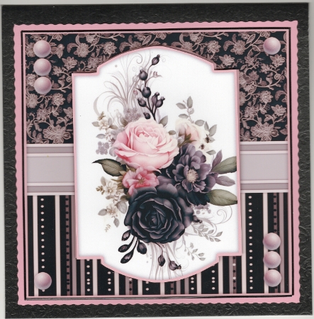Blushing Black Floral Mini-Kit by Susan Cummings