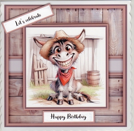 Goofy Hillbilly Horse - 6x6 Mini Kit by Susan Cummings