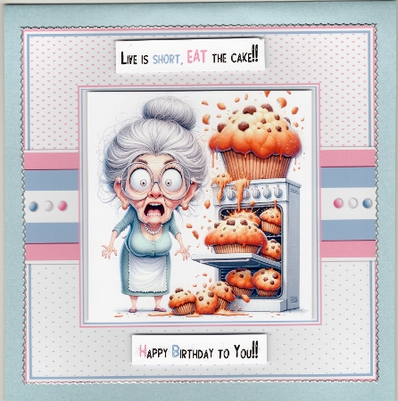 Eat the Cake Card Kit by Susan Cummings