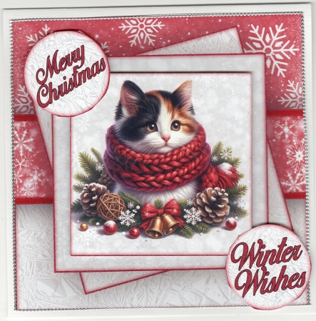Festive Kitty Mini Kit by Susan Cummings