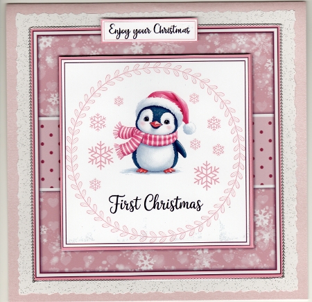 First Christmas Girl - Mini Kit 6x6 by Susan Cummings