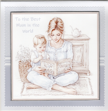 Mothers day Best mum in the world by Susan Cummings