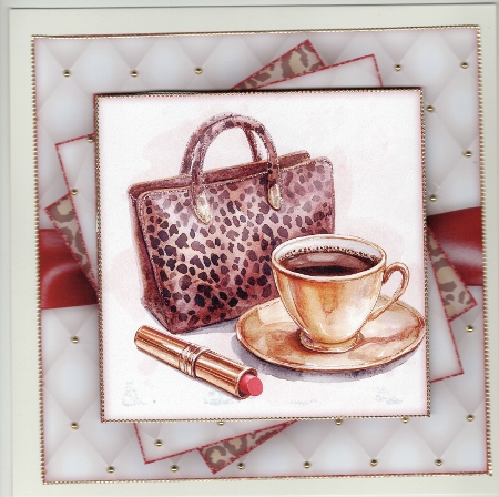 Coffee Lover Mini Kit 8X8 by Susan Cummings