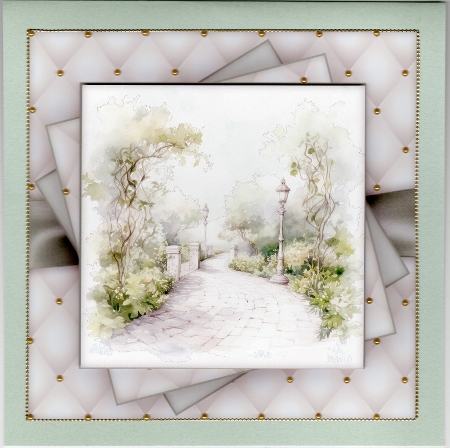 Garden Path Mini Kit 8X8 by Susan Cummings