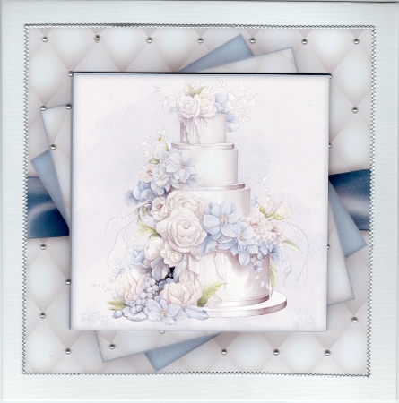 Blue Wedding Mini Kit 8X8 by Susan Cummings