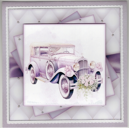 Purple Wedding Mini Kit 8X8 by Susan Cummings