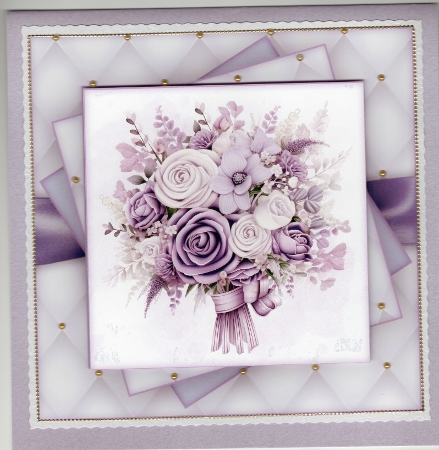 Purple Wedding Mini Kit 2 7X7 by Susan Cummings