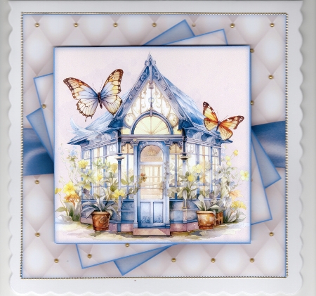 Butterfly Garden Mini Kit 7X7 by Susan Cummings