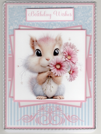 Cute Squirrel #2 Mini Kit 5x7 (3) by Susan Cummings