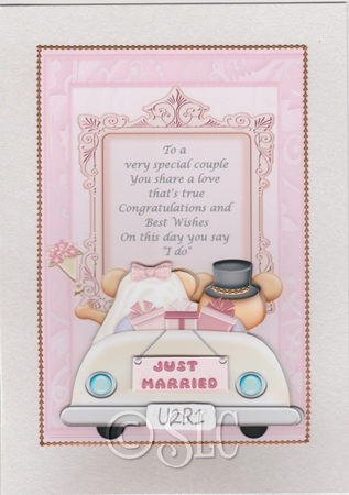 Special Couple Special Day Larger Card by Susan Cummings