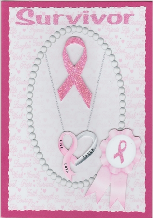 Breast Cancer Awareness Pendant by Susan Cummings