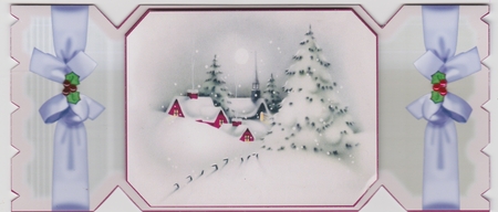 Vintage Christmas Cracker Card by Susan Cummings