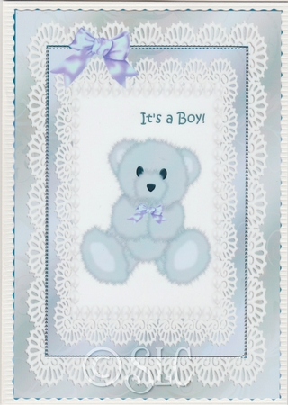 Topper & Insert with Verse Baby Boy by Susan Cummings