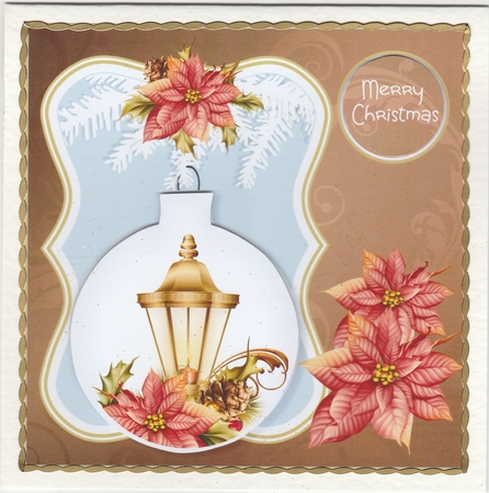 Lantern Bauble Christmas Topper Mini Kit by Susan Cummings