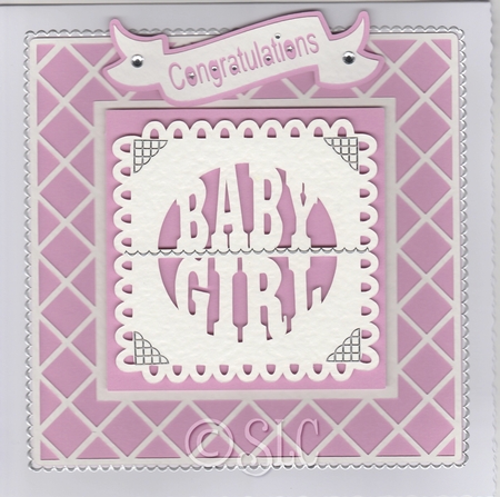 Baby Girl Topper by Susan Cummings
