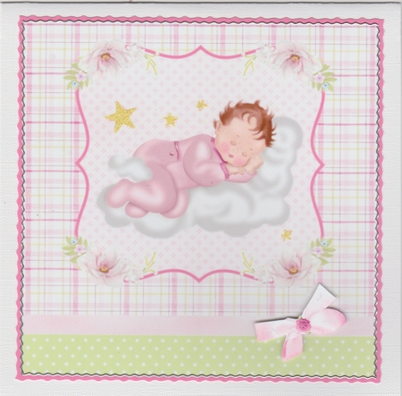 Sweet Baby Girl - Christening / New Baby /1st Birthday by Susan Cummings