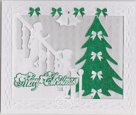 Children Running to Tree Card by Susan Cummings