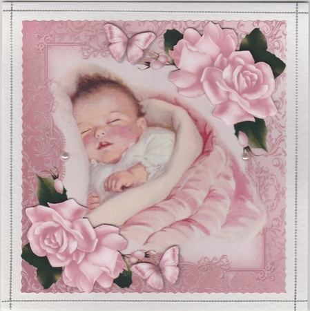 Beautiful Baby Girl 8x8 Mini Kit by Susan Cummings