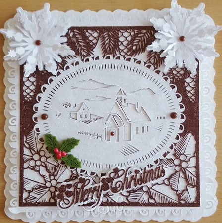 Winter Scene Card by Susan Cummings