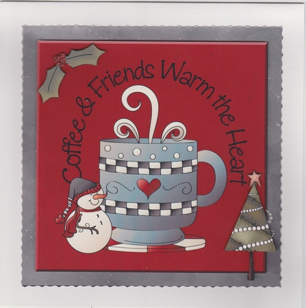 Coffee and Friends Warm the Heart by Susan Cummings