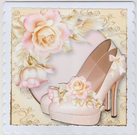 Gorgeous Pale Pink Shoes & Roses by Susan Cummings
