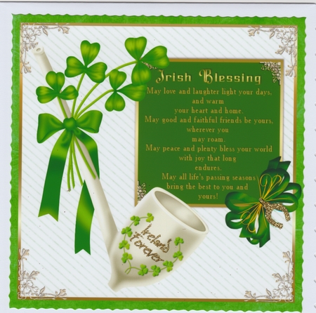 8x8 Irish Blessing 2 Mini Kit by Susan Cummings