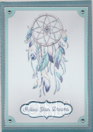 Dreamcatcher Card Topper 2 by Susan Cummings