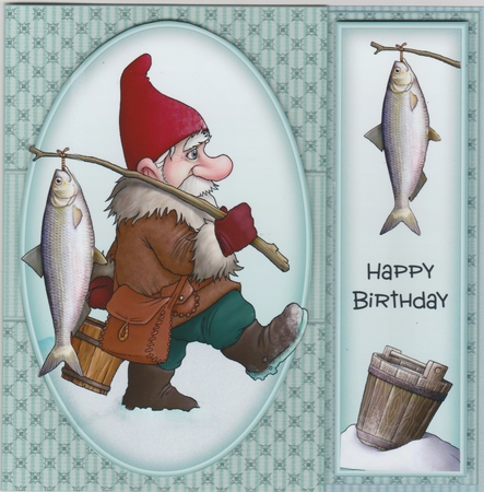 The Winter Fisherman Card Kit by Susan Cummings