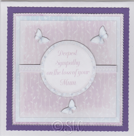Sympathy - Bird & Butterflies by Susan Cummings