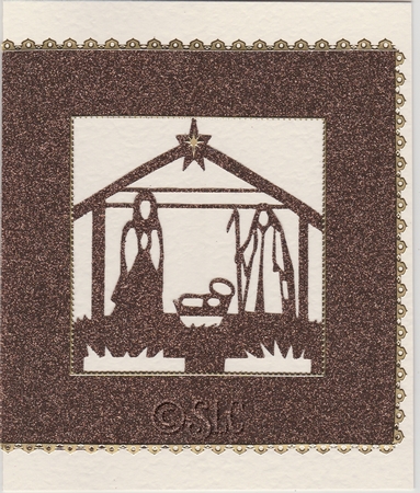 Christmas card trio set 3 by Susan Cummings