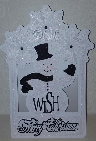 Snowman Wish Card, All file formats by Susan Cummings
