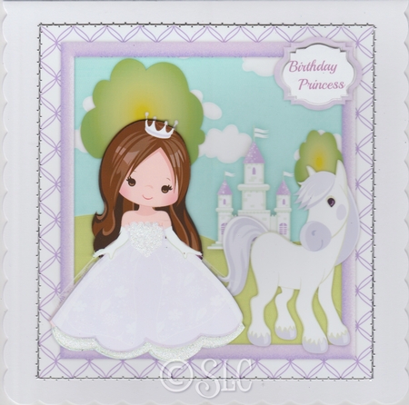 Beautiful Princess with Brown  Hair by Susan Cummings
