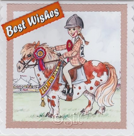 Double Decoupage - Horsing Around by Susan Cummings