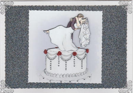 Wedding Decoupage - Kiss the Bride by Susan Cummings