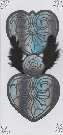 DL Filigree Heart card  by Susan Cummings