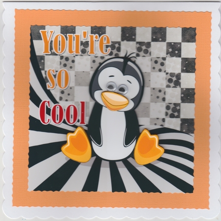 Little Penguin Card Front by Susan Cummings