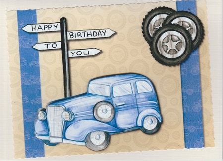 Birthday - Car by Susan Cummings