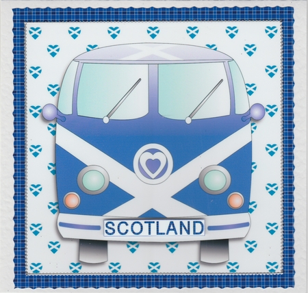 SCOTTISH CAMPER VAN quick card kit  by Susan Cummings