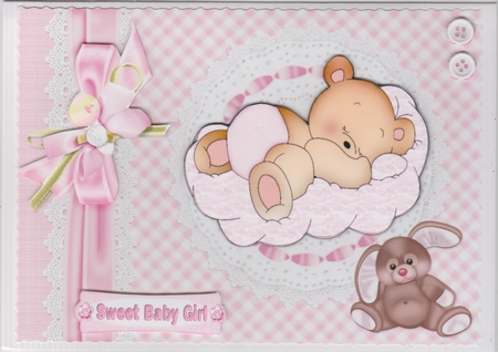 What an angel new baby girl mini kit by Susan Cummings