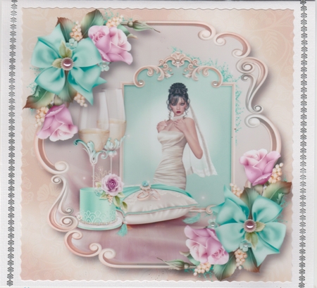 Elegant Wedding 8x8 by Susan Cummings