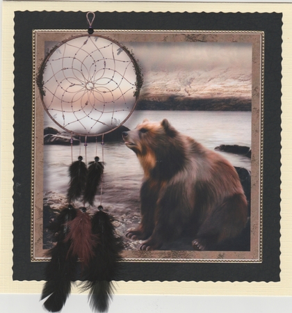 Your Spirit Animal - The Bear 8x8 by Susan Cummings