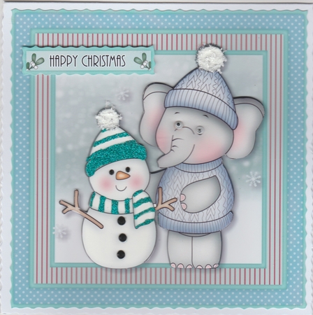 Ella with Snowman Mini Kit by Susan Cummings