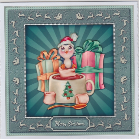Penguin Christmas 8x8 Mini Kit by Susan Cummings
