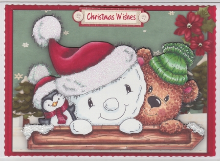 Santa and Friends  by Susan Cummings