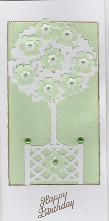 DL TOPIARY CARD by Susan Cummings