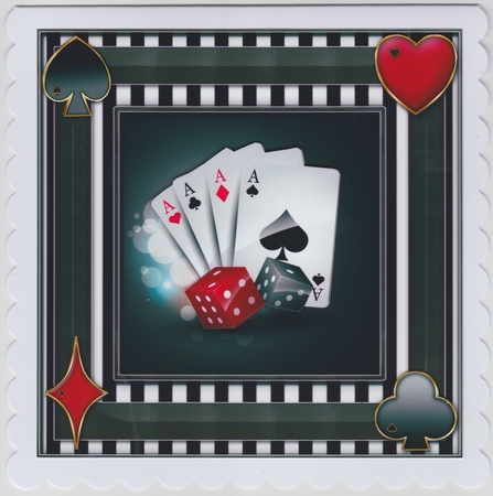 Casino 8x8 pyramage 3 Page Mini Kit by Susan Cummings
